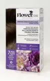 Стойкая краска для волос FlowerTint, кремовая, оттенок 7.01 — фото 1