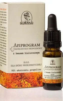 Концентрат для лица Korana Apiprogram, с прополисом и гиалуроновой кислотой, для проблемной кожи, 10 мл