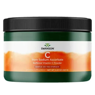 Аскорбат натрия Swanson Buffered Sodium Ascorbate, витамин C, порошок, 120 г