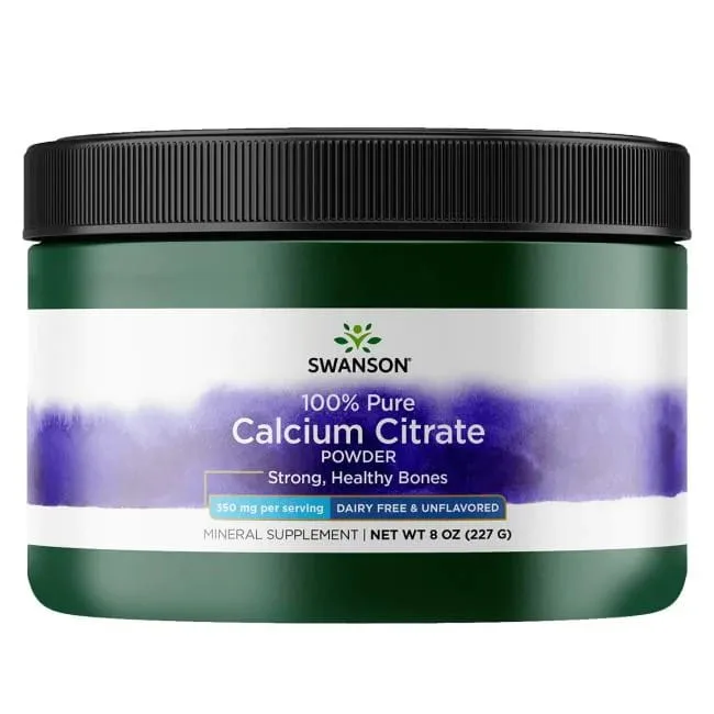 Цитрат кальция Swanson Calcium Citrate, порошок, 227 г