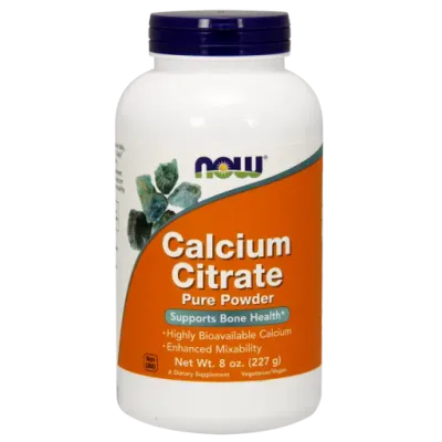 Цитрат кальция NOW Foods Calcium Citrate, порошок, 227 г