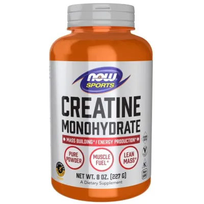Креатин моногидрат NOW Foods Creatine Monohydrate, 5 г в порции, 227 г