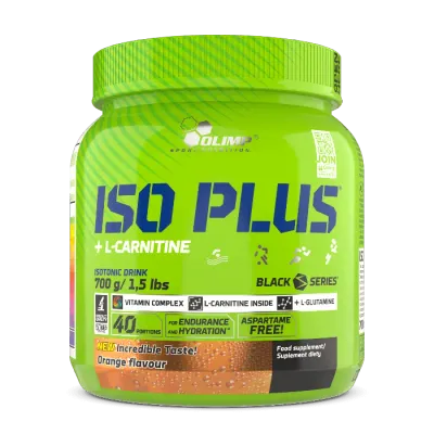 Изотоник в порошке Olimp Iso Plus Powder, углеводы и электролиты, вкус апельсин, 700 г