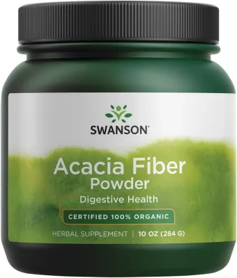 Клетчатка акации Swanson Acacia Fiber, порошок, 284 г
