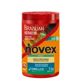 Маска для волос Novex Brazilian Keratin восстанавливающая, с кератином, 1000 г — фото 1