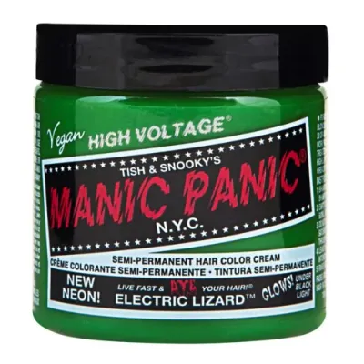 Тонер для волос Manic Panic, полуперманентный, оттенок Electric Lizard, 118 мл