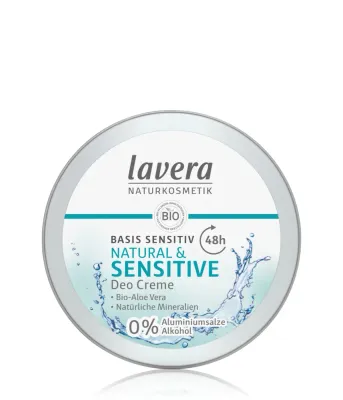 Крем-дезодорант Lavera Basis Sensitiv, 48 часов, для чувствительной кожи, 50 мл