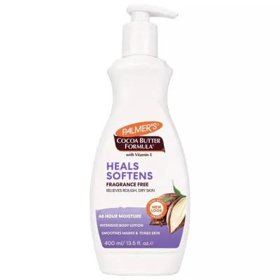 Лосьон для тела Palmer's Cocoa Butter Formula, без запаха, увлажняющий, для сухой кожи, 400 мл