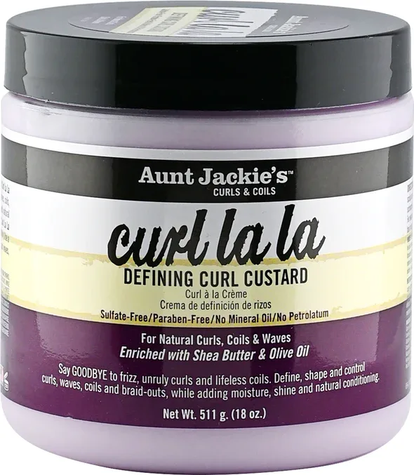 Крем для укладки Aunt Jackie's Curl La La Defining Curl Custard для чётких локонов, для кудрявых волос, 511 г