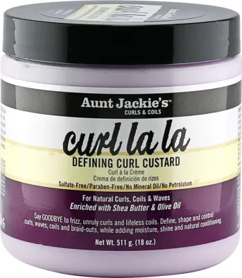 Крем для укладки Aunt Jackie's Curl La La Defining Curl Custard для чётких локонов, для кудрявых волос, 511 г