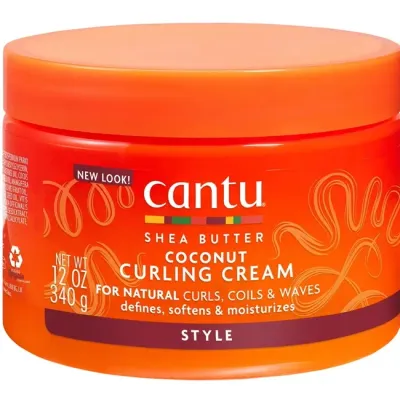 Крем для укладки Cantu Shea Butter Coconut Curling Cream для чётких локонов, для вьющихся волос, 340 г