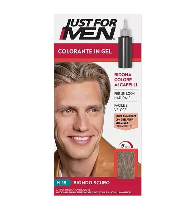 Краска для волос Just For Men, гелевая, для мужчин, оттенок H15