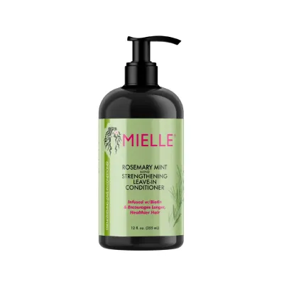 Несмываемый кондиционер Mielle Organics Rosemary Mint укрепляющий, для сухих и повреждённых волос, 355 мл