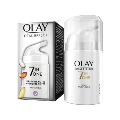 Ночной крем для лица Olay Total Effects 7 in One питательный, увлажняющий, 50 мл