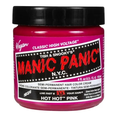 Полуперманентная краска Manic Panic Semi-Permanent Hair Color Cream, кремовая, 118 мл, оттенок Cream Hot Hot Pink
