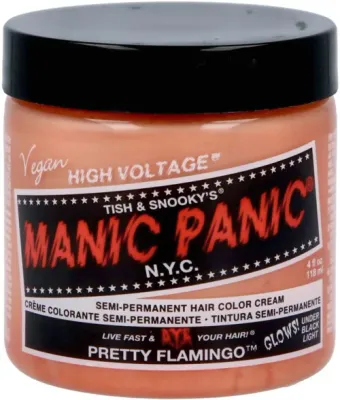Полуперманентная краска Manic Panic Semi-Permanent Hair Color Cream, кремовая, 118 мл, оттенок Cream Pretty Flamingo