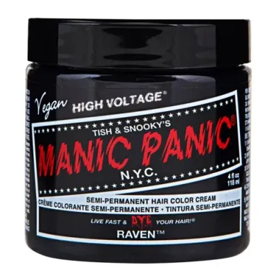 Полуперманентная краска Manic Panic Semi-Permanent Hair Color Cream, кремовая, 118 мл, оттенок Cream Raven