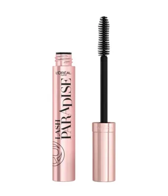 Тушь для ресниц L'Oreal Paris Lash Paradise с эффектом объёма, подкручивающая, оттенок чёрный, 6,4 мл