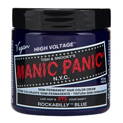 Полуперманентная краска для волос Manic Panic, оттенок Rockabilly Blue, 118 мл