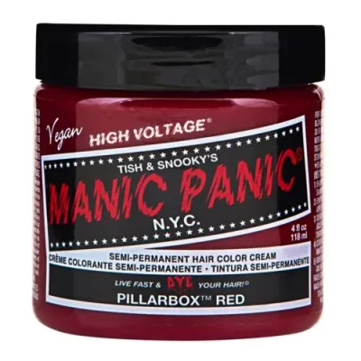 Полуперманентная краска для волос Manic Panic, оттенок Pillarbox Red, 118 мл