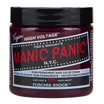 Полуперманентная краска для волос Manic Panic, оттенок Fuschia Shock, 118 мл