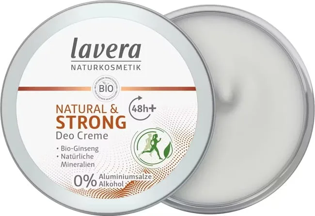 Дезодорант-крем Lavera Strong, с женьшенем, без алюминия и спирта, 50 мл