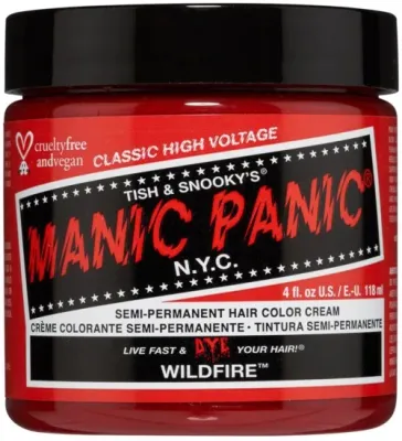 Полуперманентная краска для волос Manic Panic, оттенок Wildfire, 118 мл