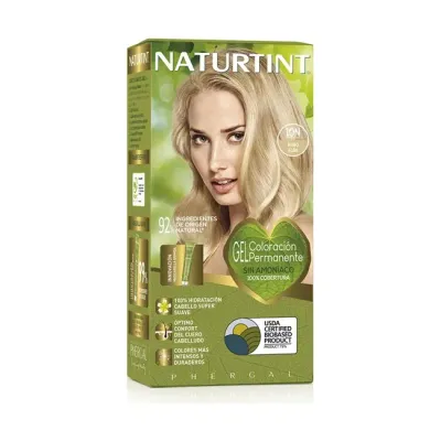 Безаммиачная краска для волос Naturtint, стойкая, гелевая, 170 мл, оттенок 10N