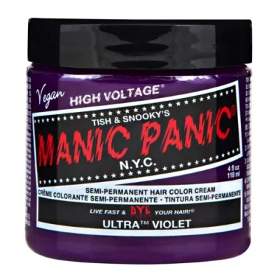 Полуперманентная краска для волос Manic Panic, оттенок Ultra Violet, 118 мл