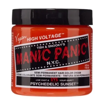 Полуперманентная краска для волос Manic Panic, оттенок Psychedelic Sunset, 118 мл