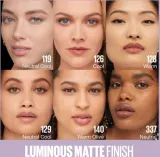 Тональный крем Maybelline New York Super Stay 30H Lumi-Matte, стойкий, оттенок 140, 35 мл — фото 8