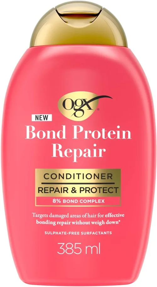 Кондиционер для волос OGX Bond Protein Repair восстанавливающий, для повреждённых волос, 385 мл