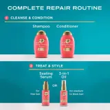Кондиционер для волос OGX Bond Protein Repair восстанавливающий, для повреждённых волос, 385 мл — фото 5