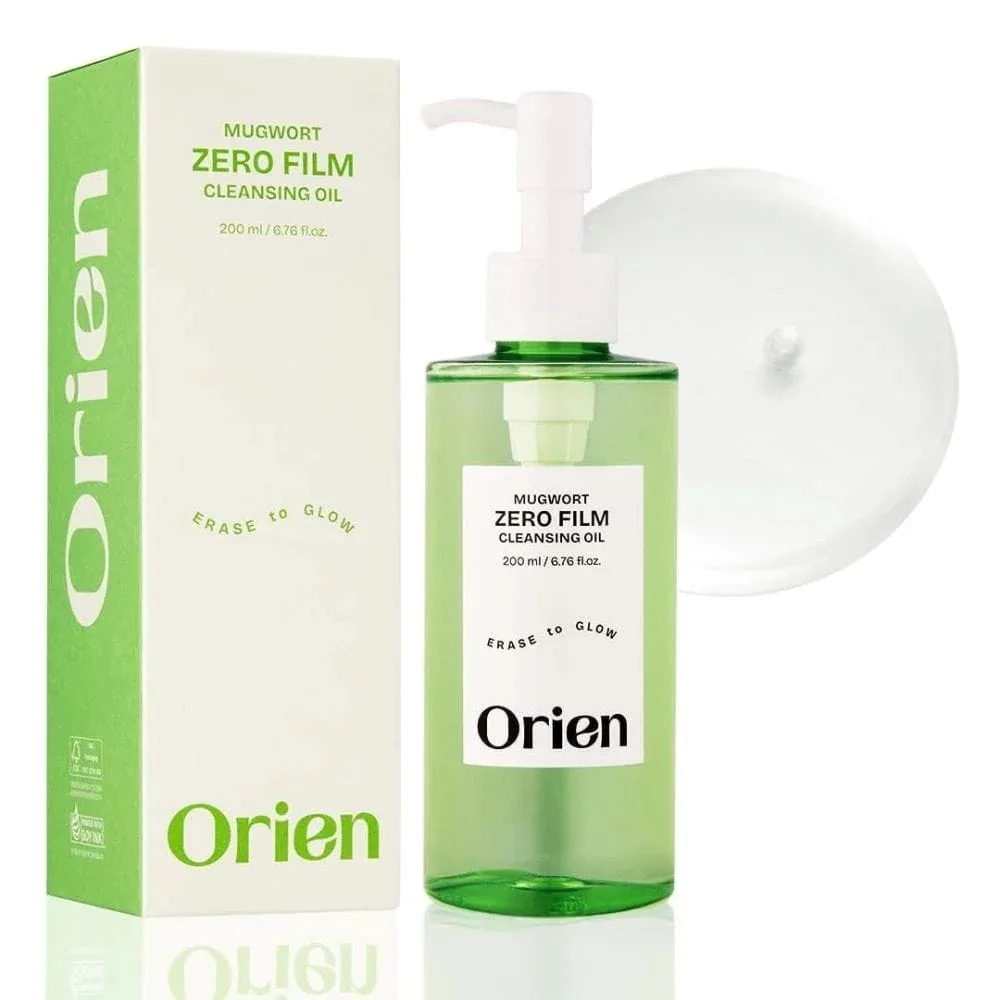 Гидрофильное масло Orien Mugwort Zero Film с полынью, для кожи, склонной к покраснениям, 200 мл