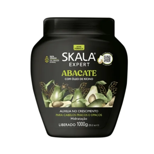 Очищающий кондиционер Skala Expert Abacate co-wash увлажняющий, для сухих и тусклых волос, 1000 г