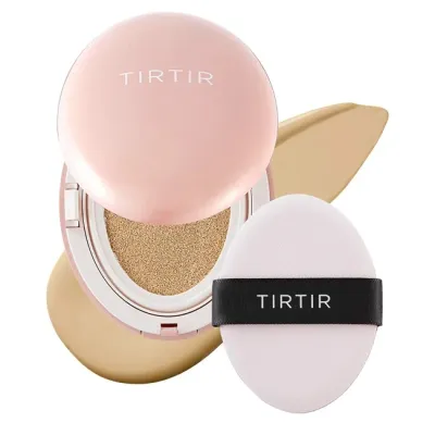 Кушон TIRTIR Mask Fit All-Cover Cushion матирующий, с плотным покрытием, SPF 50+ PA+++, оттенок 24W Soft Beige