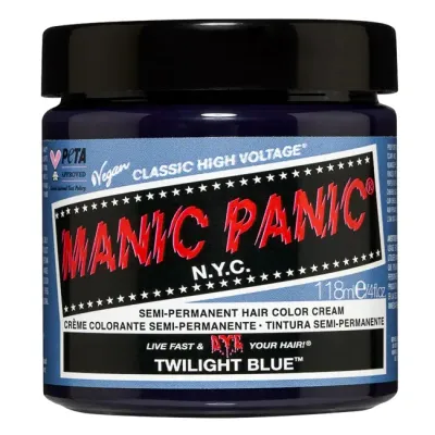 Полуперманентная краска Manic Panic Classic High Voltage, кремовая, оттенок Twilight Blue, 118 мл