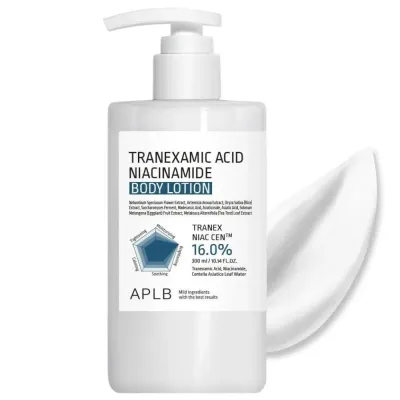 Лосьон для тела APLB Tranexamic Acid Niacinamide, против пигментации, выравнивающий тон, 300 мл