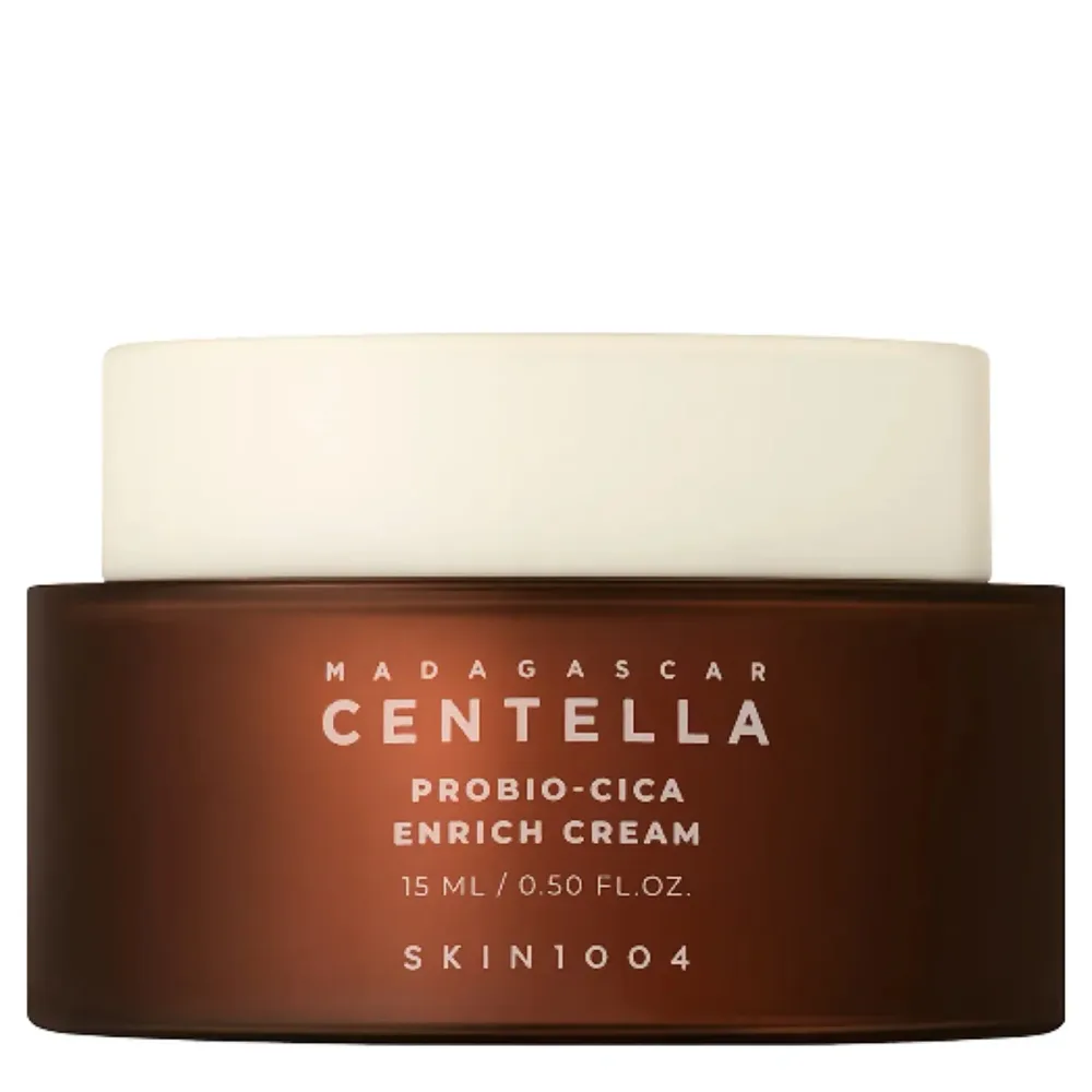 Крем для лица Skin1004 Madagascar Centella Probio-Cica Enrich Cream, восстанавливающий, с пробиотиками, для сухой кожи, 15 мл
