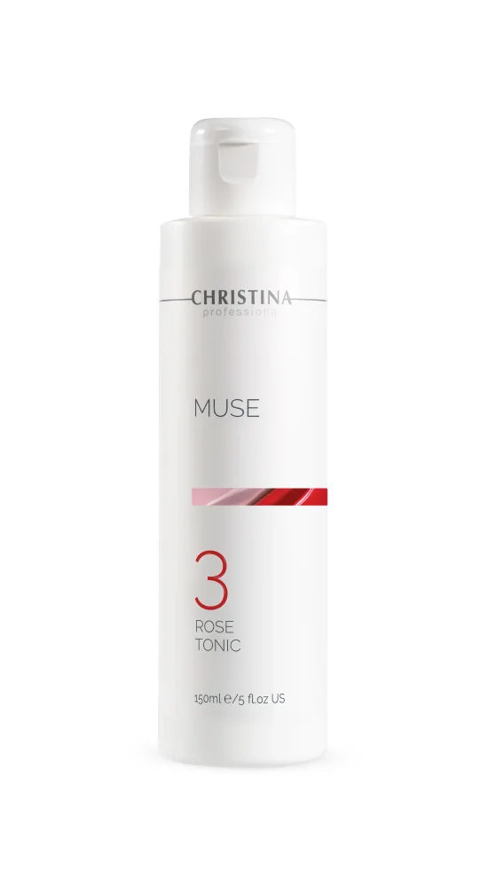 Тоник для лица Christina Muse Rose Tonic шаг 3, восстанавливающий, с гиалуроновой кислотой и пантенолом