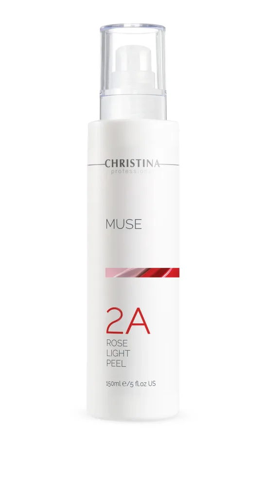 Пилинг для лица Christina Muse Rose Light Peel шаг 2A, с гликолевой кислотой 6% и PHA, профессиональный