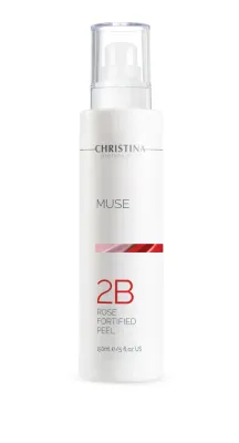 Пилинг для лица Christina Muse Rose Fortified Peel шаг 2B, с гликолевой кислотой 15%, профессиональный