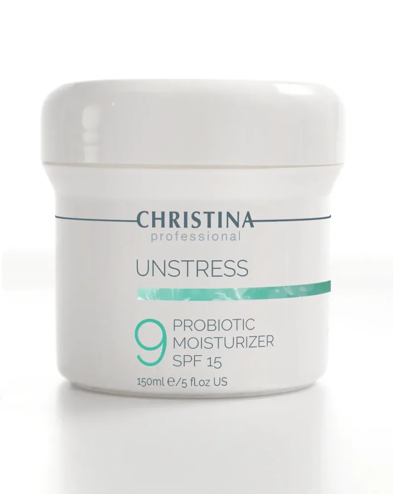 Крем для лица Christina Unstress ProBiotic Moisturizer SPF 15, с пробиотиками, 75 мл