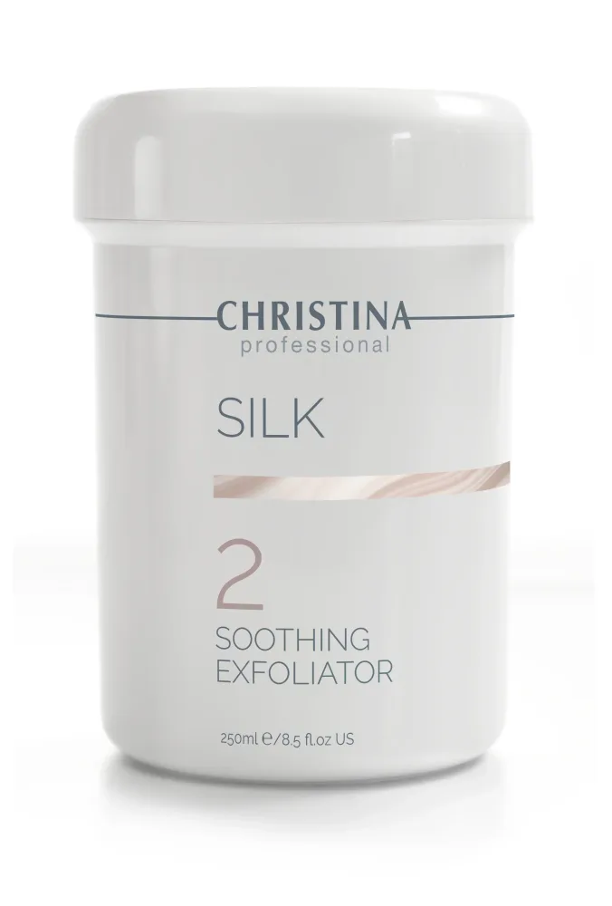 Энзимный эксфолиатор для лица Christina Silk Soothing Exfoliator шаг 2, успокаивающий, профессиональный, 150 мл