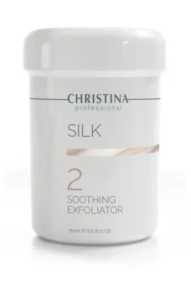 Энзимный эксфолиатор для лица Christina Silk Soothing Exfoliator шаг 2, успокаивающий, профессиональный, 150 мл
