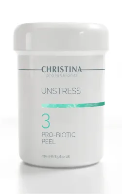 Пилинг для лица Christina Unstress Probiotic Peel шаг 3, с пробиотиками, для чувствительной кожи, 150 мл