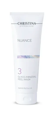 Маска для лица после пилинга Christina Nuance Glyco Mineral Peel Mask шаг 3, успокаивающая, профессиональная