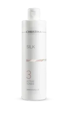 Тоник для лица Christina Silk Active Tonic шаг 3, с GABA, профессиональный, 150 мл