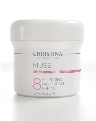 Дневной крем для лица Christina Muse Shielding Day Cream защитный, с гиалуроновой кислотой, SPF 30