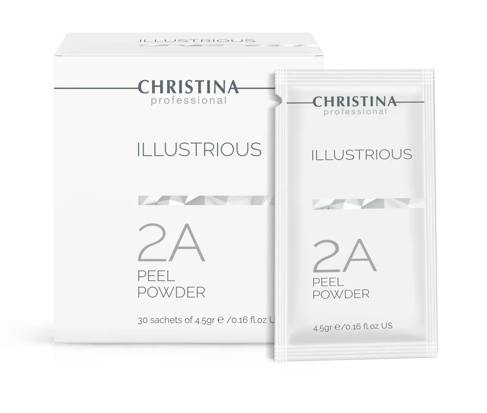 Пилинг-пудра для лица Christina Illustrious Peel Powder шаг 2A, против пигментации, 30 саше по 4,5 г
